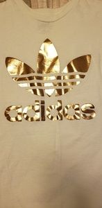 Adidas rose gold tee